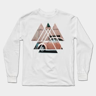 Scared Geometry Triangles Long Sleeve T-Shirt